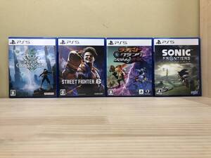1円~ 中古 PS5ソフト 4本 ワンピース オデッセイ STREET FIGHTER6 ソニックフロンティア ラチェット&クランク パラレル・トラブル