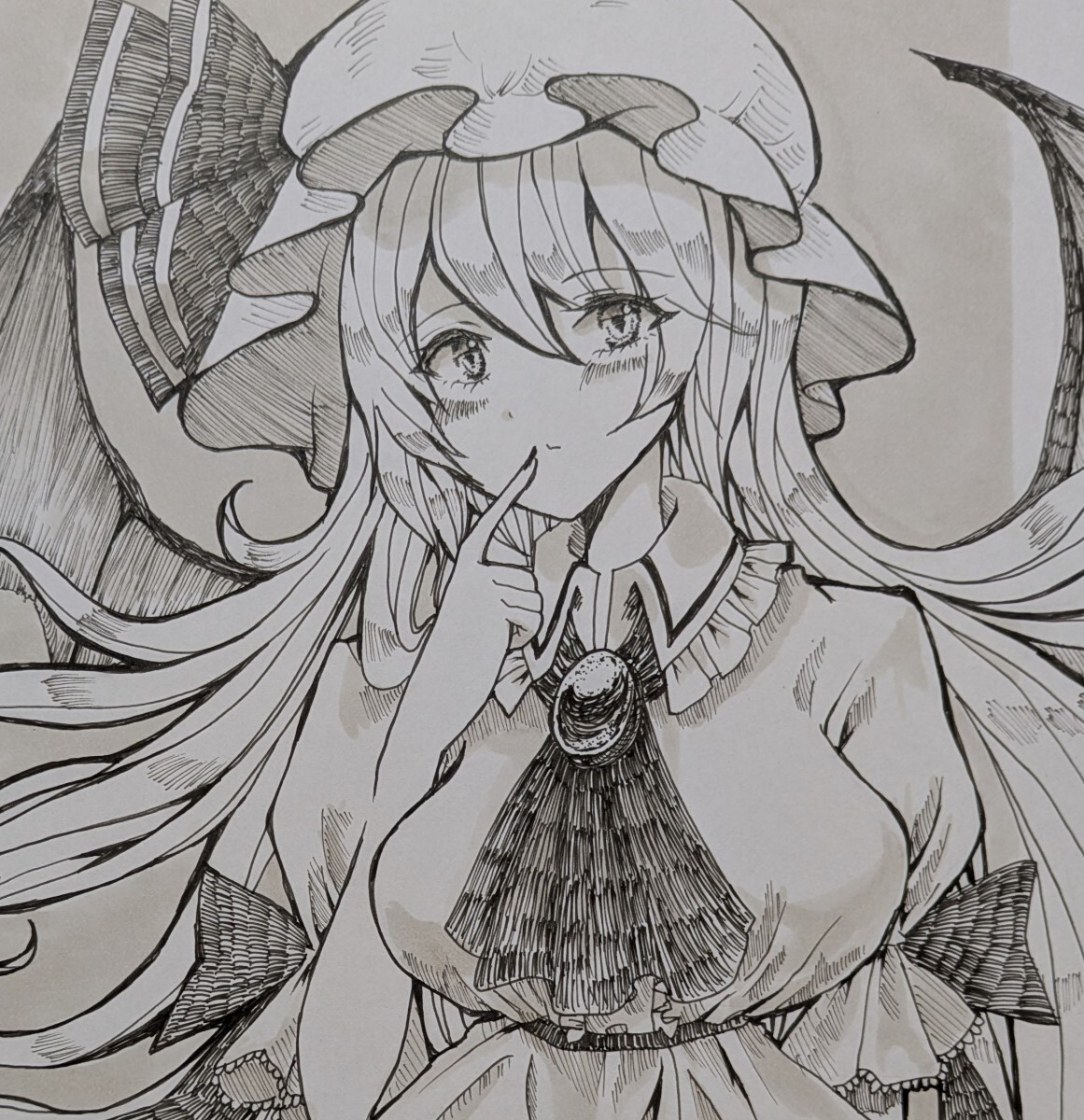 Yahoo!オークション -「東方 レミリア」(手描きイラスト) の落札