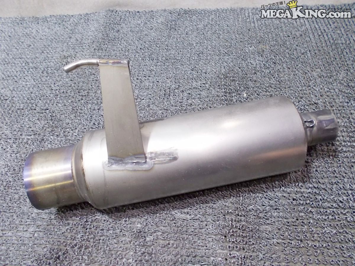 ワンオフ用50φデュアルサイレンサー楕円タイコ／ショートタイプ【D50W-ST】 ワンオフ用50φデュアルサイレンサー楕円タイコ／ショートタイプ