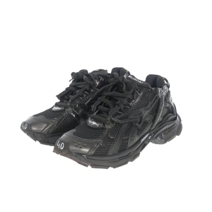 バレンシアガ BALENCIAGA RUNNER ランナー スニーカー ユーズド加工 靴 40 ブラック 黒 656065 メンズ