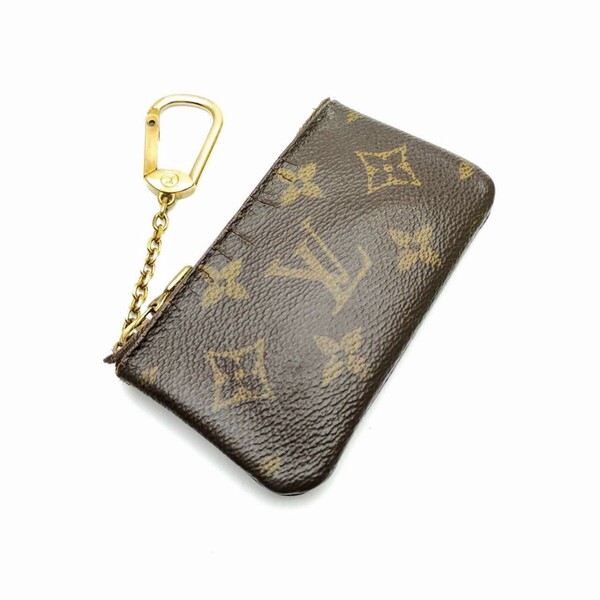 キーケース ルイヴィトン ポシェットクレ LOUISVUITTON モノグラム コインケース メモA12▲