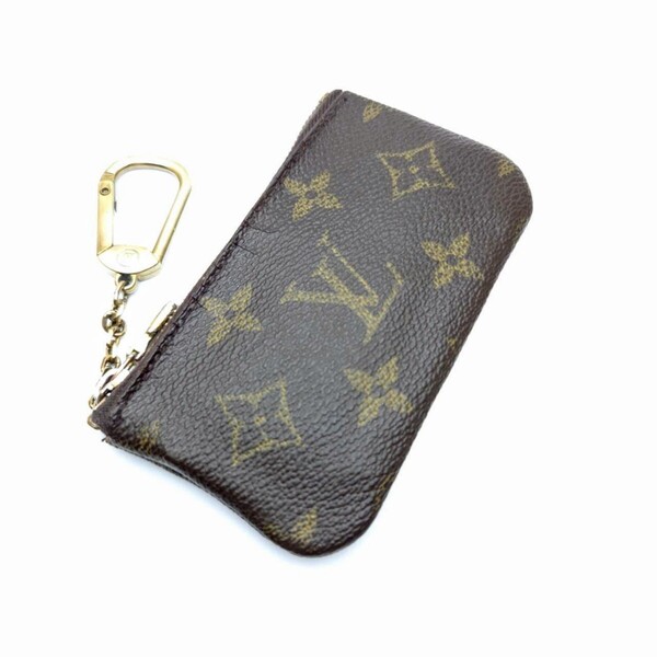 ポシェットクレ キーケース LOUISVUITTON ルイヴィトン モノグラム コインケース 小銭入れ メモB3-92