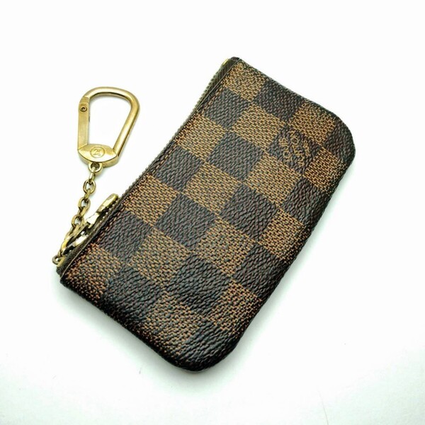 コインケース ポシェットクレ ルイヴィトン 小銭入れ LOUISVUITTON キーケース ダミエ メモA9-37▲