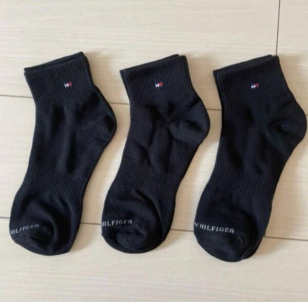 新品 3足組 トミーヒルフィガー 靴下 ソックス 男女兼用