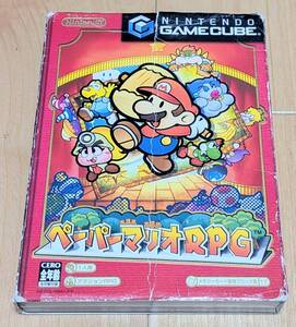 【中古品】任天堂 ゲームキューブ 専用ソフト ペーパーマリオRPG
