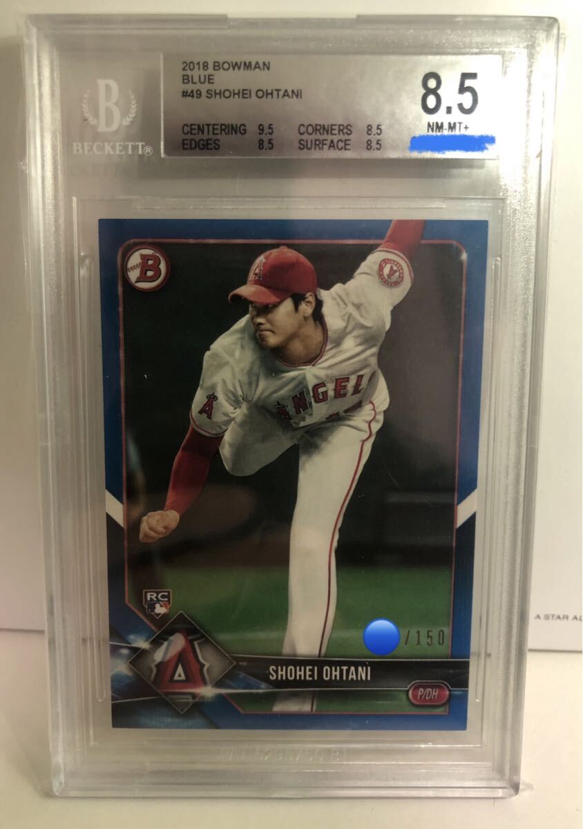 大谷翔平 直筆サインカード★BOWMAN&#39;S BEST★シリアル 8/150 99枚限定】大谷翔平直書きサイン 2022 Bowman Sterling Signage