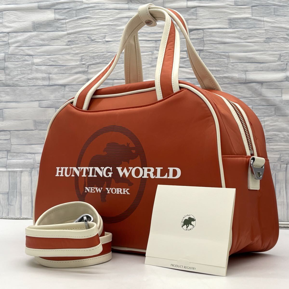 ○★新品 未使用 HUNTING WORLD ボストンバッグ 2WAY 大容量 Yahoo!オークション - 新品 未使用 HUNTING WORLD ハンティング