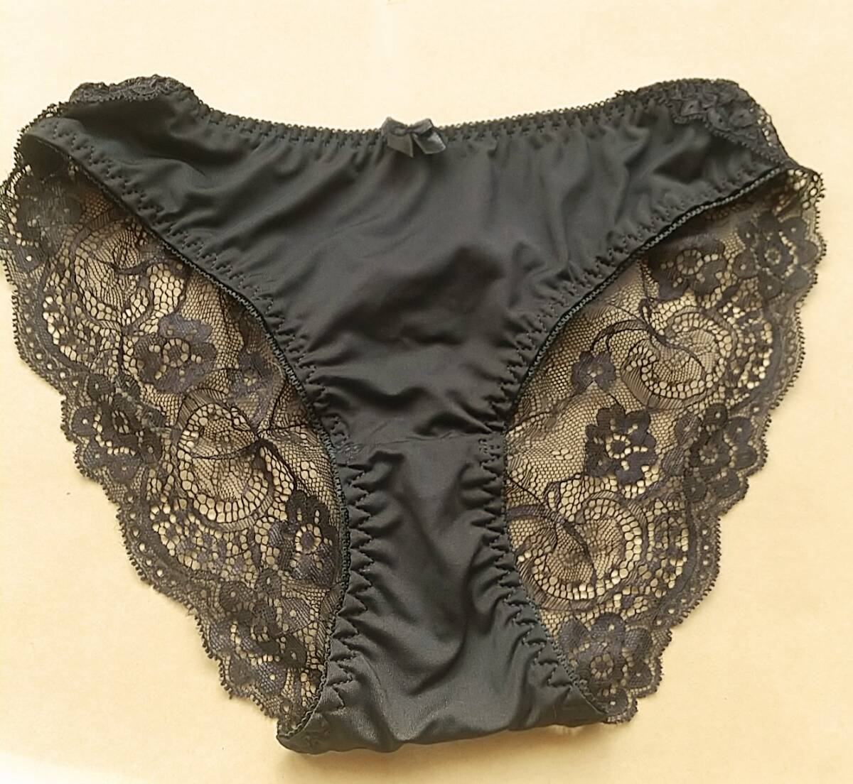 レースショーツ ブラック Lサイズ