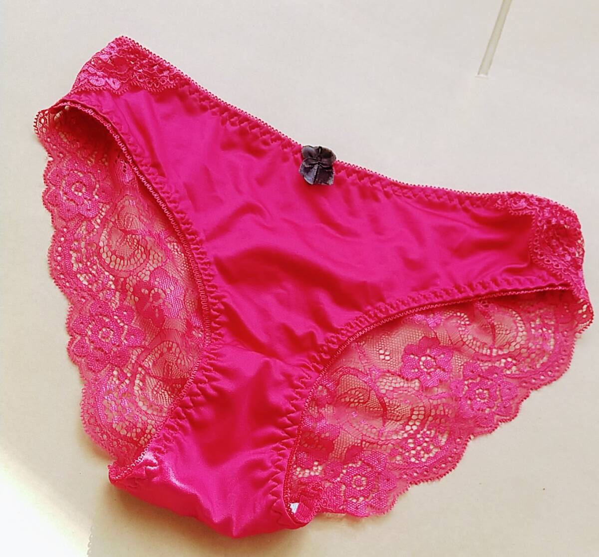 レースショーツ 赤 「アジア Lサイズ」