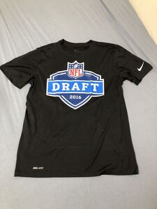 ナイキ NFL ドラフト Tシャツ ブラックサイズM ドライフィット 半袖Tシャツ