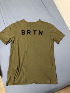 バートン スノーボード BRTN ロゴ Tシャツ オリーブXL BURTON テリエ マクモリス ゼブパウエル