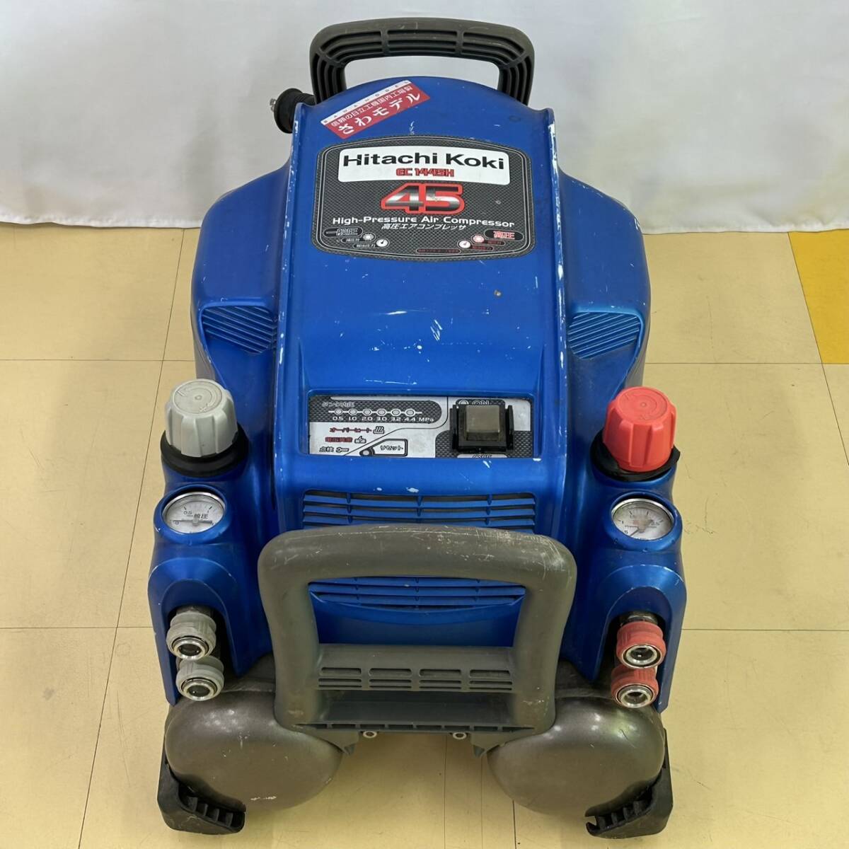 日立 - 日立高圧コンプレッサーEC 1445H 日立 日立工機 コンプレッサー EC1445H2（W） ホワイト