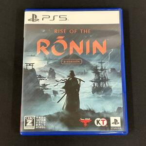 25名/A043557-1/MR3000/P092-105/【名古屋】PlayStation5 ゲームソフト RISE OF RONIN Z VERSION Team NINJA