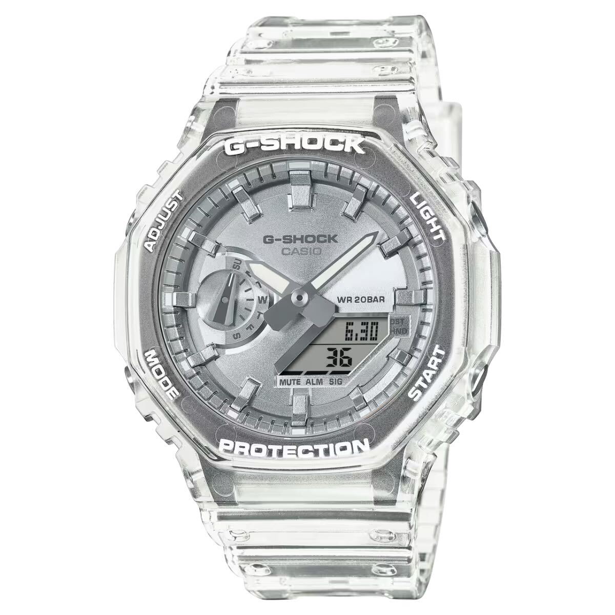 【新品未使用特価】G-SHOCK GA-2100 ホワイト カシオ CASIO G-SHOCK 腕時計 GA-2100HDS-7AJF 2100 SERIES 防水