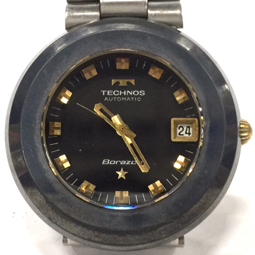 テクノス Borazon automatic 腕時計メンズ 稼働品 【送料無料】 Yahoo!オークション -「(technos テクノス)ボラゾン」の落札相場
