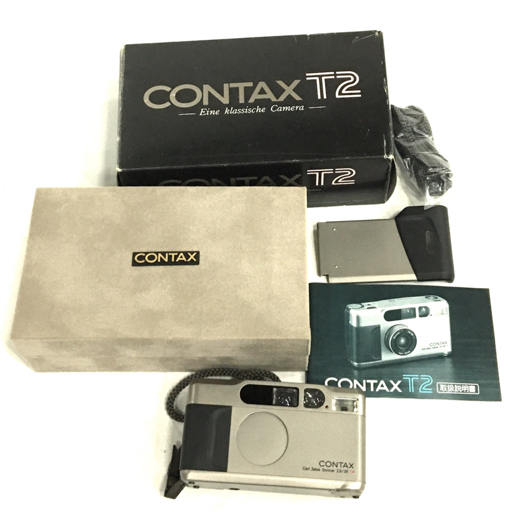 CONTAX T2 箱のみ マニュアル 本体なし コンタックス Yahoo!オークション -「コンタックス t2」の落札相場・落札価格