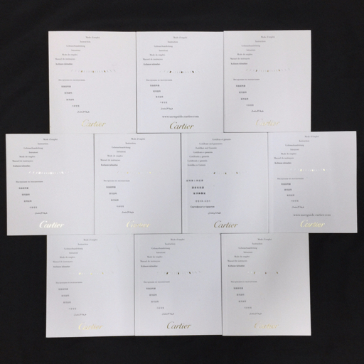 カルティエレディース時計空き箱　取説付 カルティエレディース時計空き箱 取説付 CARTIER カルティエ