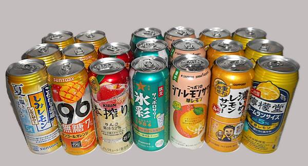★3 サッポロビール・キリンビール・サントリー・コカコーラ チューハイ等 500ml 合計20缶