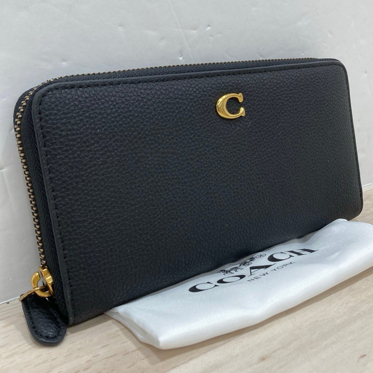 【新品未使用品】COACH長財布　ブラック 2025年最新】Yahoo!オークション -coach 財布の中古品・新品・未