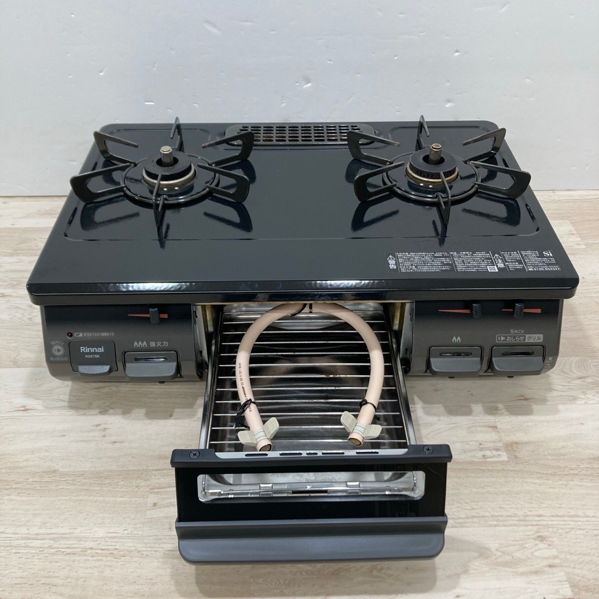 Rinnai - 中古 リンナイ ガステーブル NTM34BKL 使用期間約1年 都市ガス Rinnai - 中古 リンナイ ガステーブル NTM34BKL 使用期間約1年