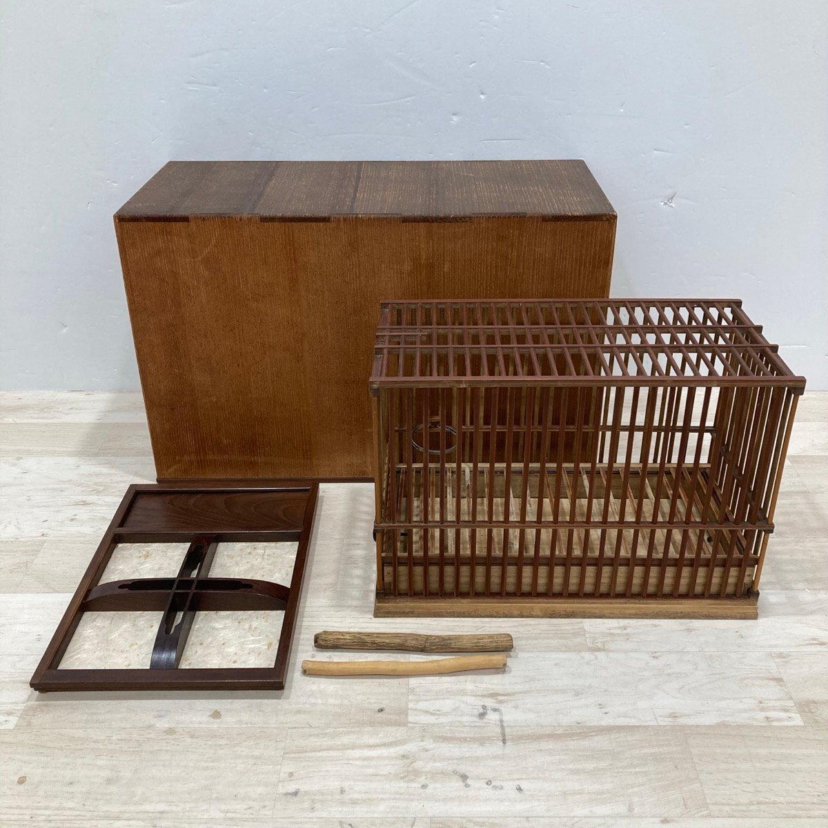 鳥竹籠　尺籠未使用品　セット売り 竹カゴ（シュリンクパック） 尺1 | その他 | 小鳥用品