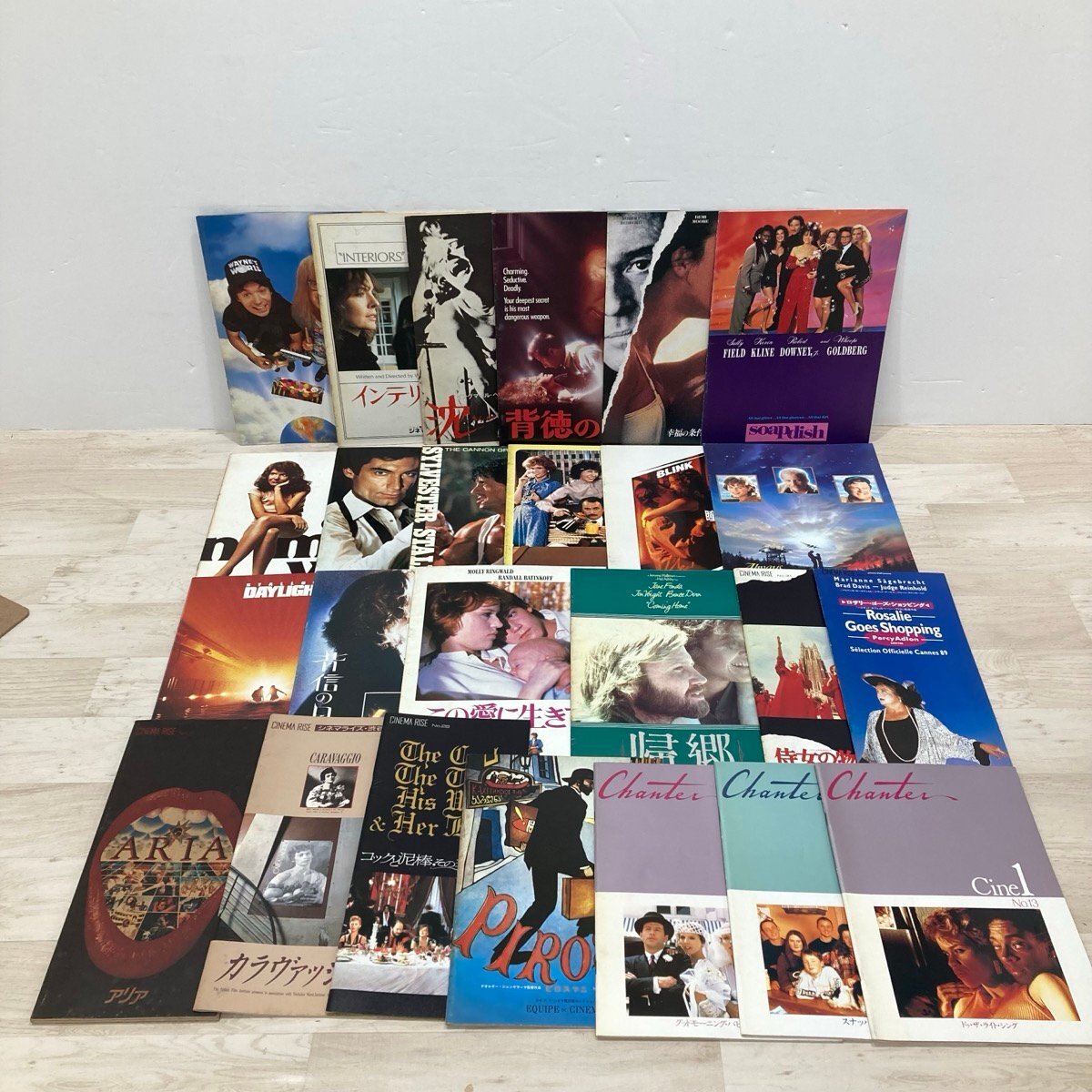 映画パンフレット　まとめ　セット　大量　１００冊以上　洋画　’70　’80 映画パンフレット まとめ セット 大量 100冊以上 洋画 '70