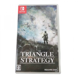 任天堂 NINTENDO SWITCH スイッチ ソフト『トライアングルストラテジー』 ケース付き 0819-015N