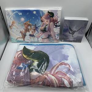 未開封 PS4ソフト GRANBLUE FANTASY:Relink Deluxe Edition オリジナルブランケット、キャンバスボード付き Cygames グラブル