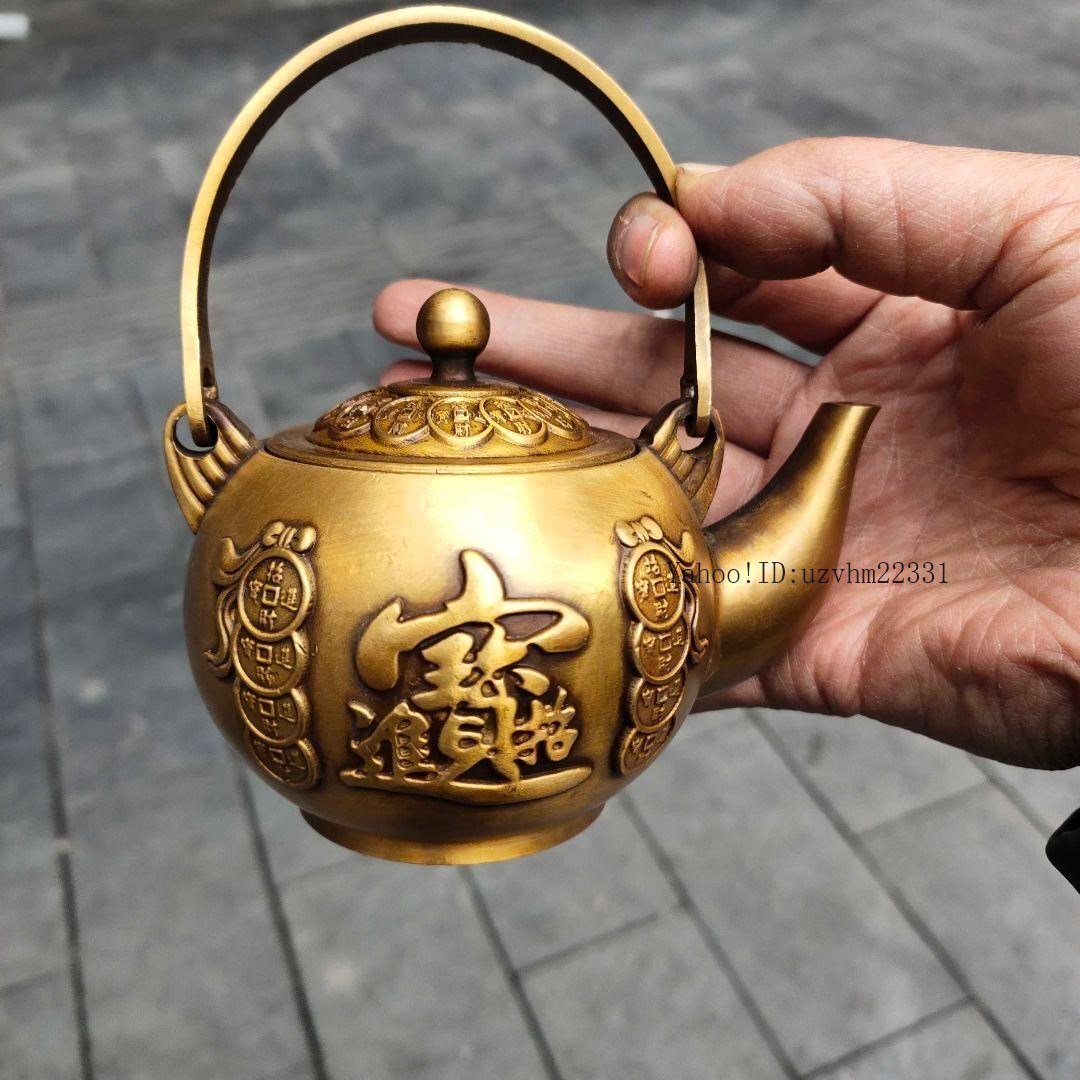 蓮華香炉 銅器 招財進宝 聚宝盆 装飾品 工芸品 美術品 置物 蓮華香炉 銅器 招財進宝 聚宝盆 装飾品 工芸品 美術品 置物