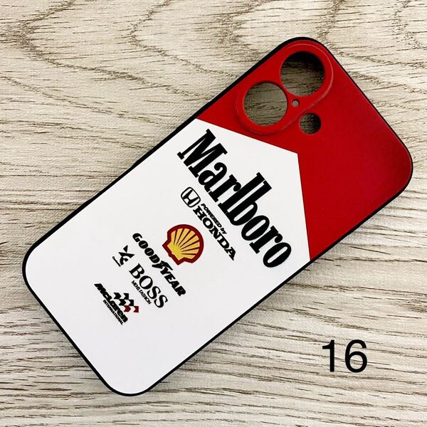 マールボロ マクラーレン ホンダ iPhone 16 ケース F1 McLaren Honda マルボロ アイルトン・セナ スマホ