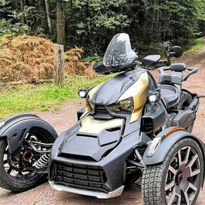 BRP Can-Am Ryker 600 / 900 / Sport / Rally Edition / 900 ACE カスタムウインドスクリーン フロントウインドシールド 2019-2024