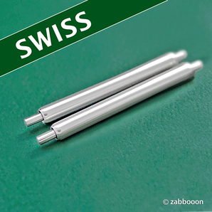 ロレックス用 1016 EX1 代用 バネ棒【高品質スイス製】ヴィンテージ エクスプローラーI 太さφ2mm 新品 2本1セット