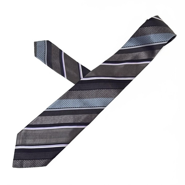 【未使用品】ポールスミス コントラスト レジメンタル ネクタイ イタリア製 現行 コントラスト レジメンタルタイ（ネイビー） ｜ポール・スミス