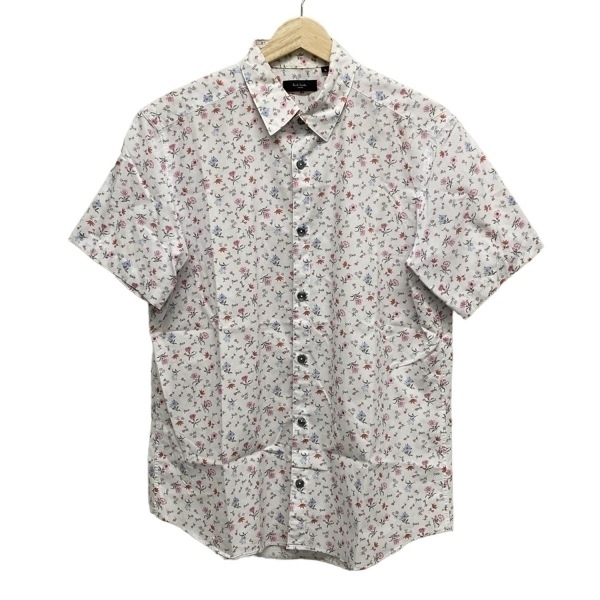 ポールスミス　花柄シャツ　小花柄　半袖シャツ　フラワー　Mサイズ　日本製 Paul smith ポールスミス 花柄シャツ フラワープリント