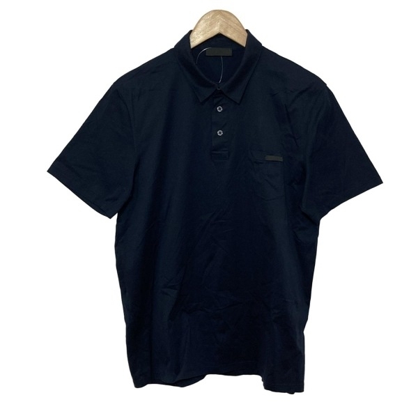 売り切れました　新品  PRADA / プラダ 半袖ポロシャツ　ダークネイビー 楽天市場】PRADA プラダ（ポロシャツ｜トップス）：メンズ