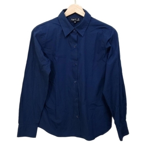 agnes b agnes b блузка рубашка с длинным рукавом размер 36 S - темно-нави Женский красивый топ
