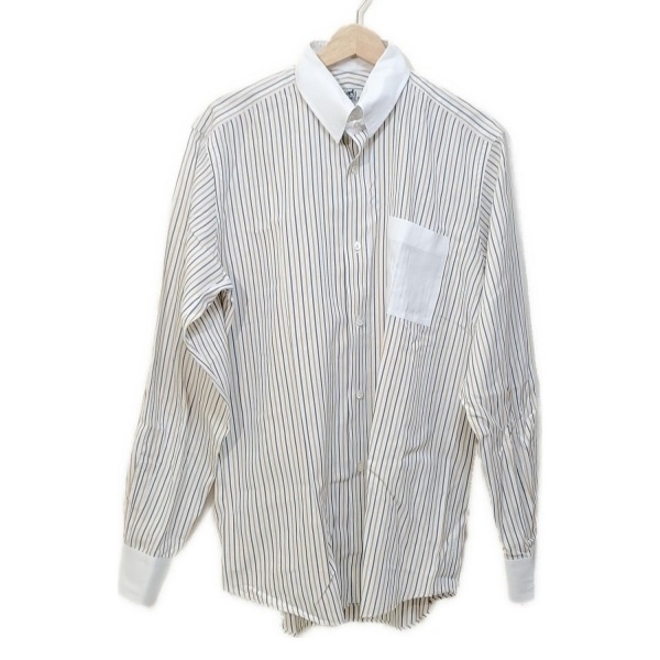 HERMES 長袖 シャツ 　Mサイズ 楽天市場】【中古】HERMES エルメス シャツ 長袖シャツ プレイ