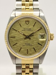 TUDOR チュードル 72000 プリンス オイスターデイト SS/GP YGベゼル 日差が少ない 自動巻き 時計