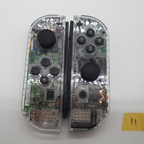 レアカスタムクリアーRクリアーL11 任天堂NintendoSwitchニンテンドースイッチジョイコンLRJOY-CON左右セットコントローラ
