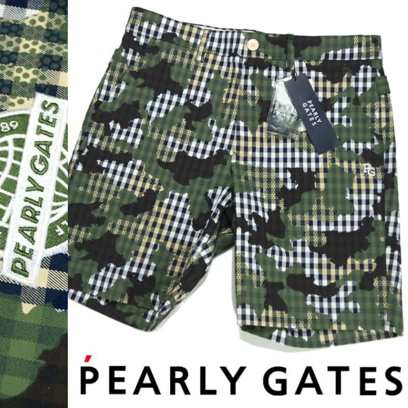 PEARLY GATES パーリーゲイツ 綿ナイロン ショートパンツ ショーツ PEARLY GATES 【PREMIUM-SALE 40%OFF】パーリーゲイツ CHAMPAGNE