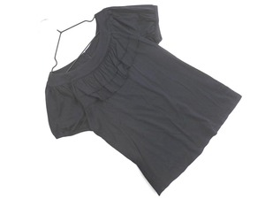 Nekopos OK ROPE ROPE оборкой короткий рукав вырезать и сшить размерM / темно-синий ■◆ ☆ fgd1 Женщины