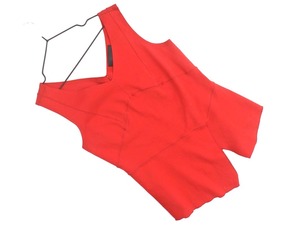 UNTITLED UNTITLED V-образный вырез без рукавов вырезать и сшить размер2/красный ■◆ ☆ fha5 женщин