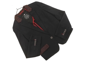 LOVELESS LOVELESS кружевной приталенный пиджак размер34/темно-синий ■◇ ☆ fhb8 Дамы