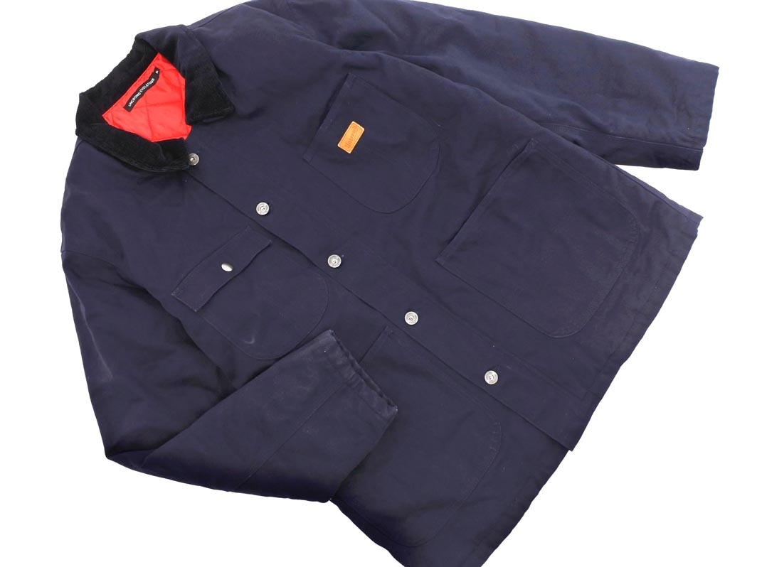 UNCROWD CYCLETOGS ネイビー ダックカバーオール　size Ｌ UNCROWD CYCLETOGS ネイビー ダックカバーオール size L