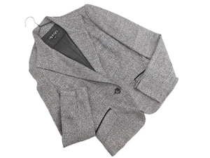 INDIVI Indivi Indivi Tweed Tailored Jacket размер 40 / белый х черный ◇■ ☆ fhc2 Ladies