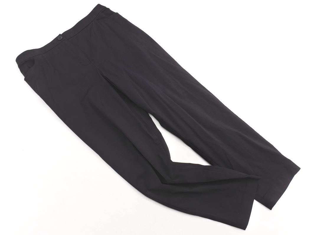 ★新品・タグ付き★EVEX by KRIZIA　テーパードパンツ　黒　サイズ４２ セール】 【L】【ウォッシャブル】デニムライク2WAYストレッチ