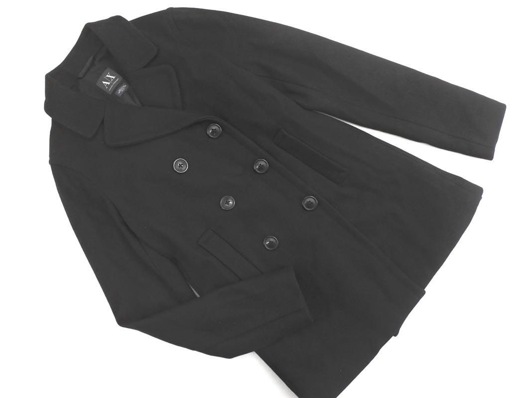 【送料無料】アルマーニ エクスチェンジ ピーコート ARMANI 極美品□ アルマーニエクスチェンジ□ARMANI EXCHANGE□Pコート
