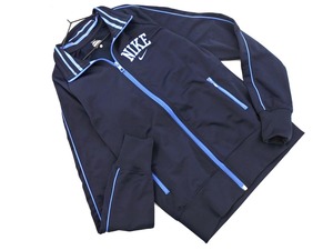 NIKE Nike логотип вышитые спортивная куртка размерM/темно-синий х синий ◇■ ☆ fhc9 Женщины