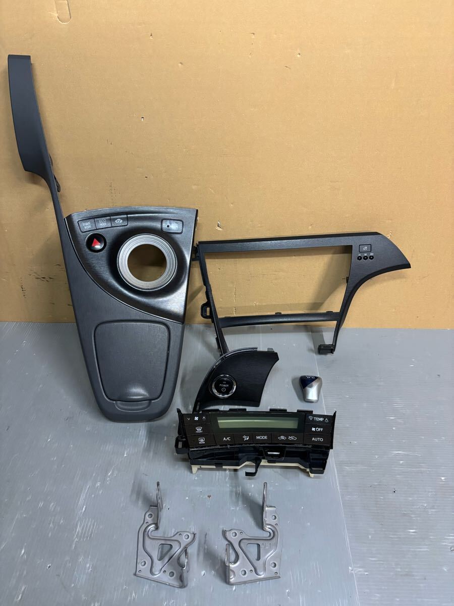 トヨタ　ZVW30　プリウス　ナビパネル　エアコンパネル　シフトノブ　ナビステー Yahoo!オークション -「プリウス30 純正 ナビ」(内装品) (パーツ