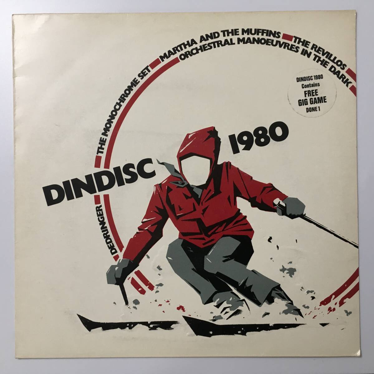 DINDISC 1980 UK盤 DEDRINGER THE MONOCHROME SET MARTHA AND THE MUFFINS THE REVILLOS ORCHESTRAL MANOEUVRES IN THE DARK NWOBHM